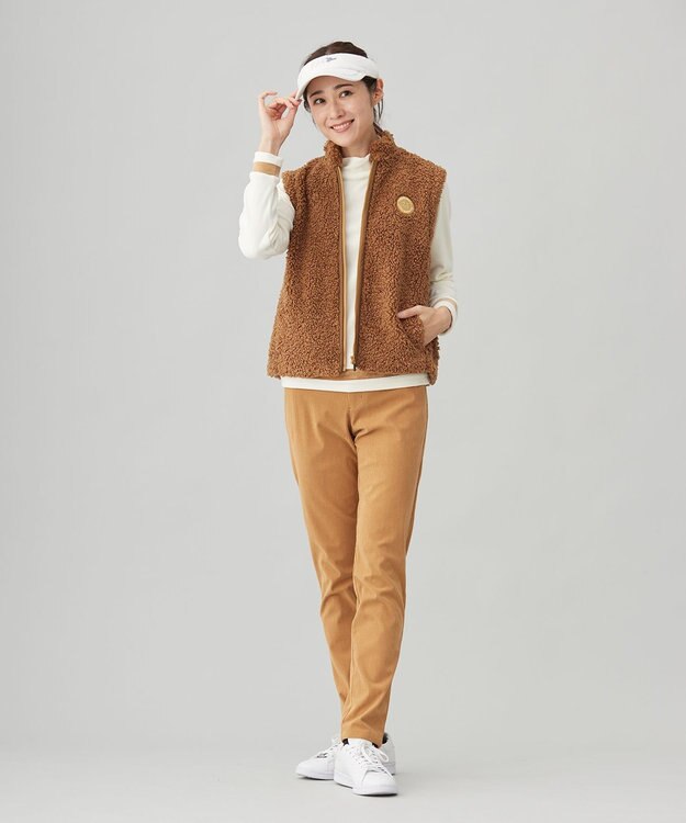 23区GOLF 【WOMEN】ストレッチコーデュロイパンツ お散歩など普段使いにも◎豊富な6色展開 キャメル系