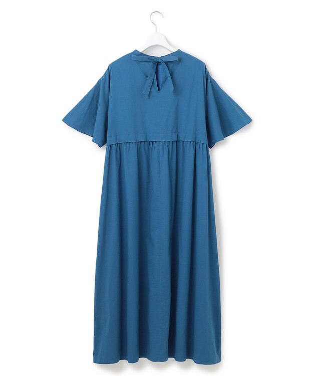 J.PRESS YORK STREET 【WOMEN】ドルマンワンピース ブルー系