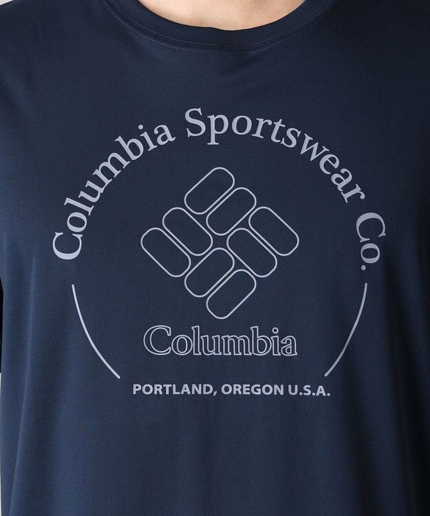 Columbia Columbia/ グレイシャルビスタグラフィックTシャツ /コロンビア Collegiate Navy