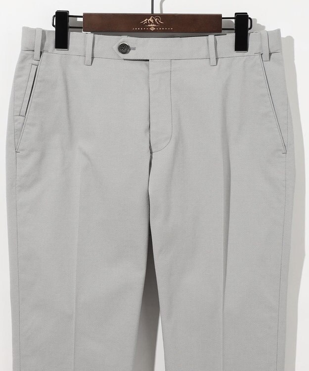 JOSEPH ABBOUD 【ウエストも伸びる!/ジャパンファブリック】シャンブレードビーストレッチ パンツ ライトグレー系
