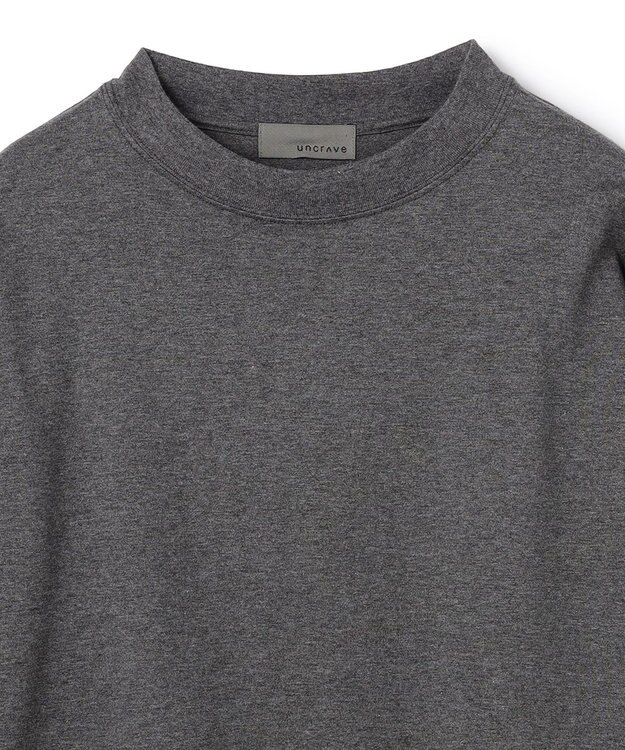 uncrave プレーンジャージー ロンT チャコール