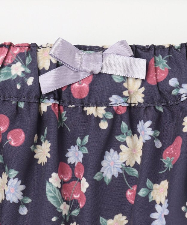 ANY KIDS 【チェリーベリーシリーズ】フルーツ フリル キュロット ネイビー系