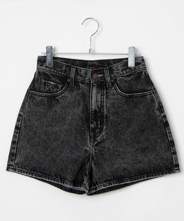 WEGO 台形デニムショートパンツ ブラックその他