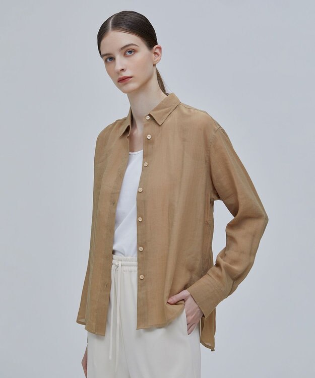 HENRI / オーバーサイズシャツ / BEIGE, | ファッション通販 【公式 ...