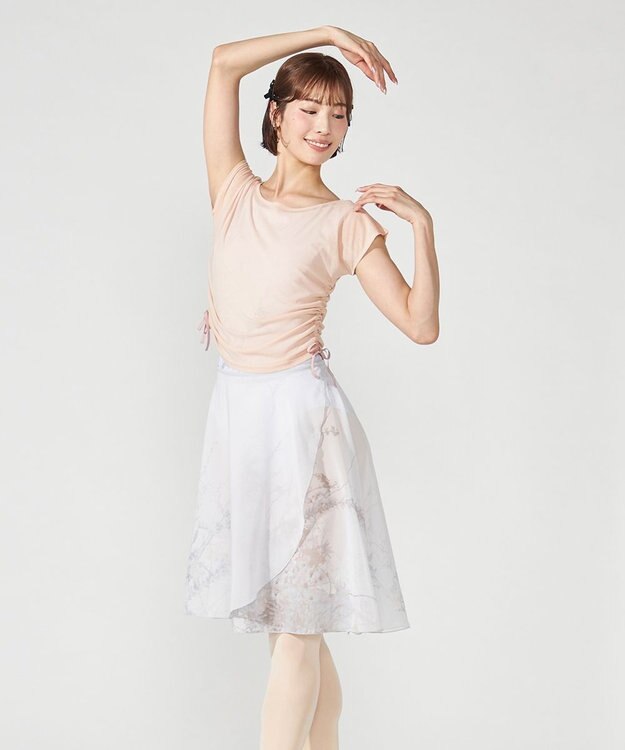 Chacott 巻きスカート ホワイト