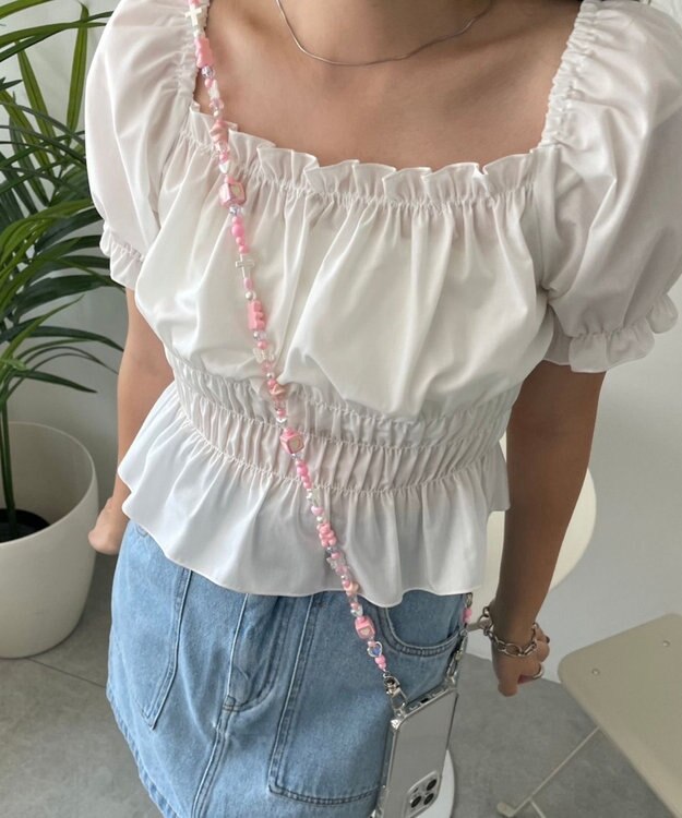 WEGO デザインビーズストラップ 柄3