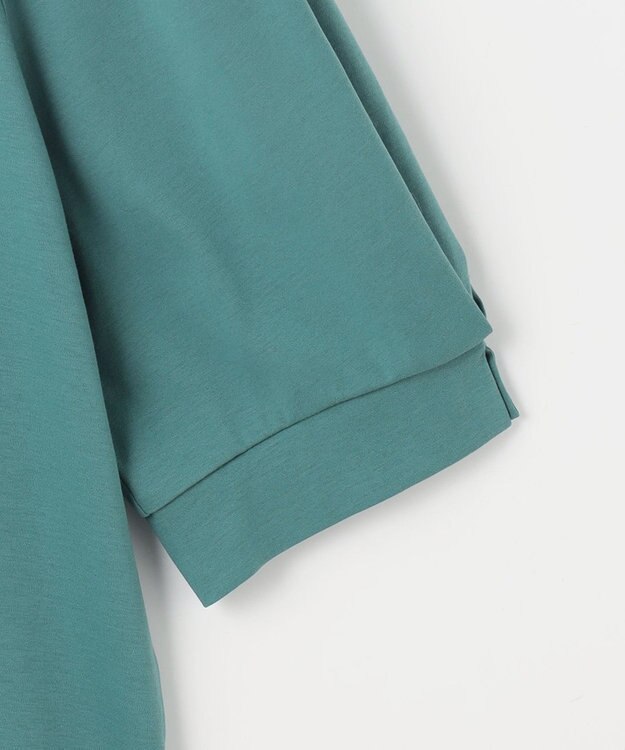 ANY SIS 【接触冷感・UVケア】着映えタックスリーブ カットソー グリーン