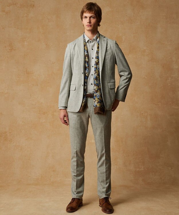 JOSEPH ABBOUD 【ストレッチ/弱撥水】ムリネジャージー パンツ ベージュ系