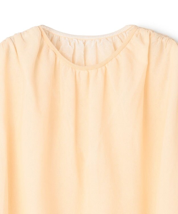 BEIGE， TOPAZ / バルーン シアーニット Peach