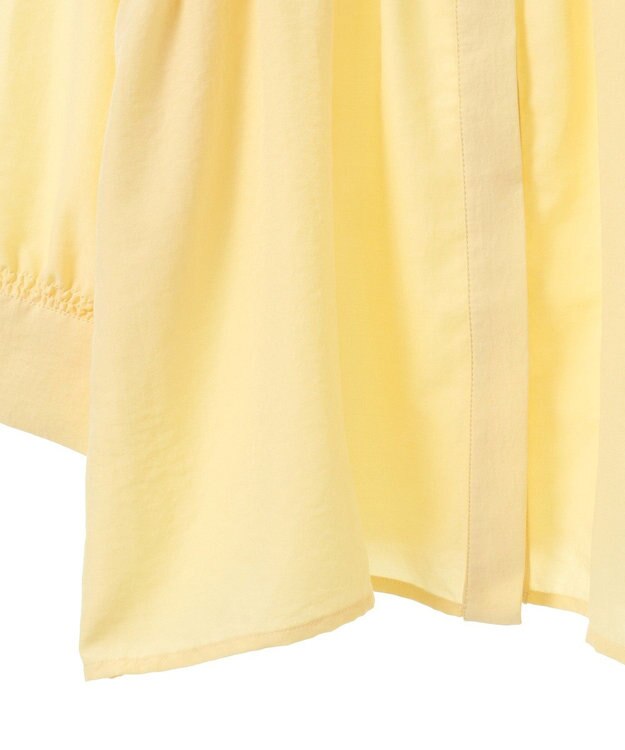 Green Parks シャーリングシャツチュニック Light Yellow