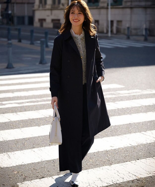 23区 L 【VERY掲載】TRオーガンジー 2WAY ボウタイブラウス ホワイト系