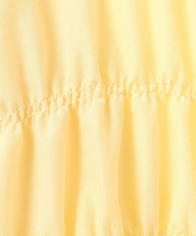 Green Parks シャーリングシャツチュニック Light Yellow