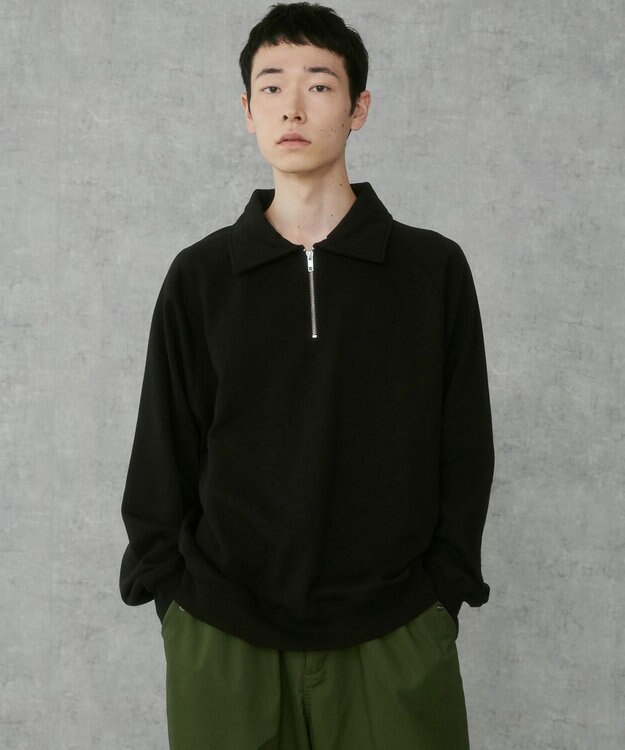 WEGO ラグランハーフZIPPO ブラック