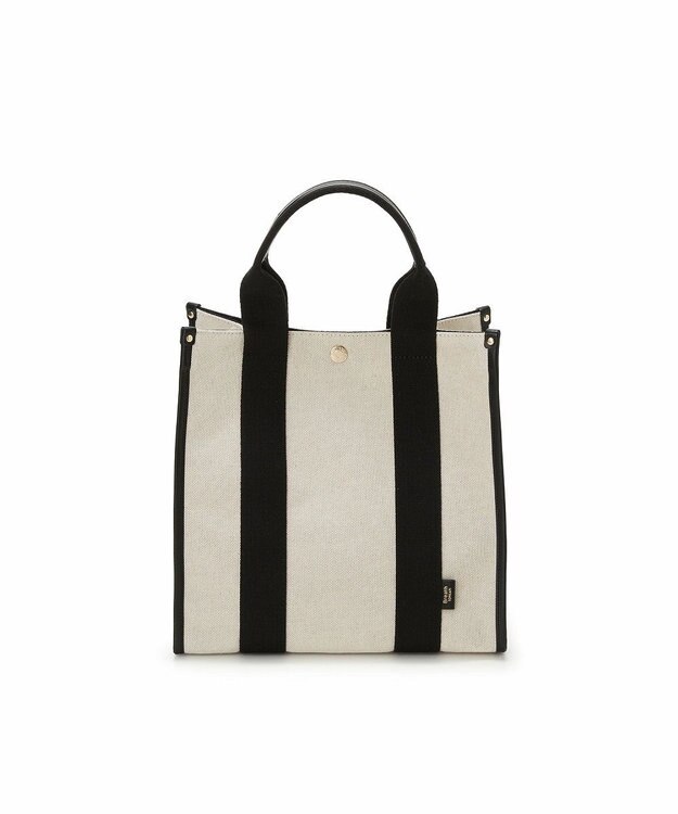 TOPKAPI 【Breath TOPKAPI】THE CANVAS ザ キャンバス スクエア ミニ トートバッグ ブラック