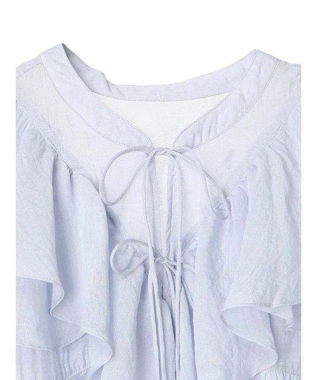 earth music&ecology ２ＷＡＹフリルブラウス Sax