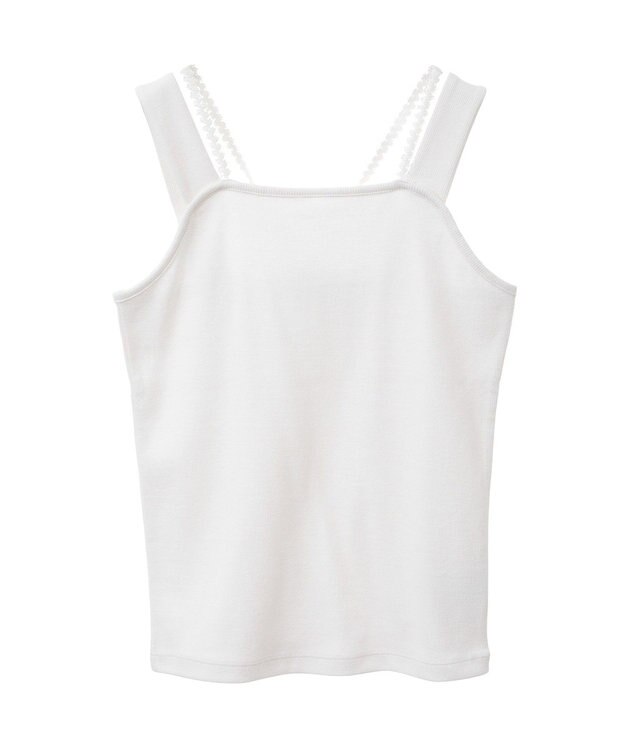 earth music&ecology ホルターレースキャミソール Ivory