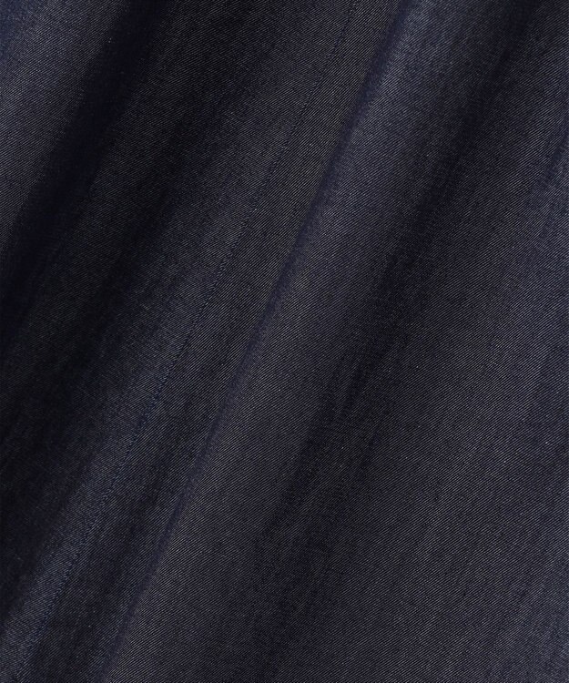 J.PRESS LADIES 【洗える】ライトデニム フレアー スカート ネイビー系