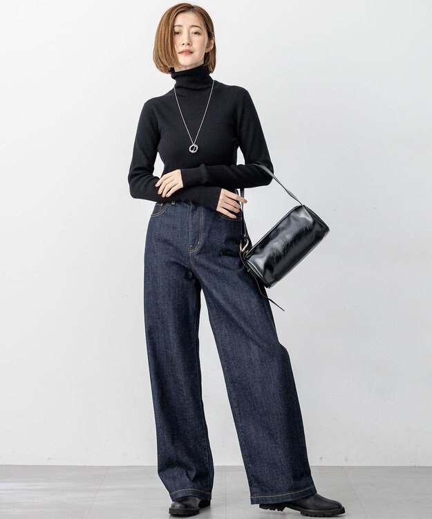 23区 【VERY掲載】シリンダー バッグ ブラック系