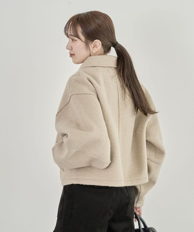 Green Parks ・ＥＬＥＮＣＡＲＥ　ＤＵＥ　ブークレＷ－ＺＩＰブルゾ Beige