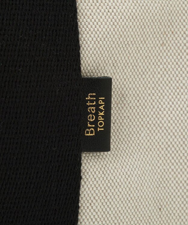 TOPKAPI 【Breath TOPKAPI】THE CANVAS ザ キャンバス スクエア ミニ トートバッグ ブラック