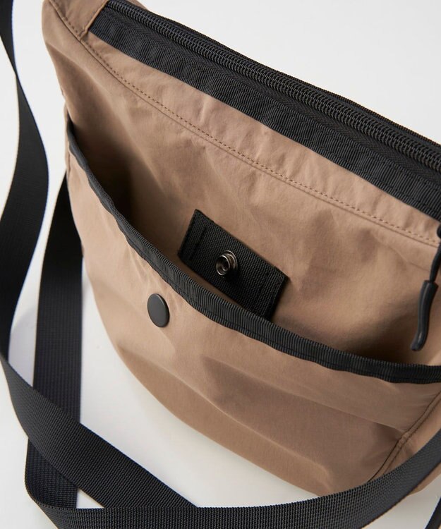 OP／FILA 【Kappa】三日月形 ショルダーバッグ グレー×ベージュ