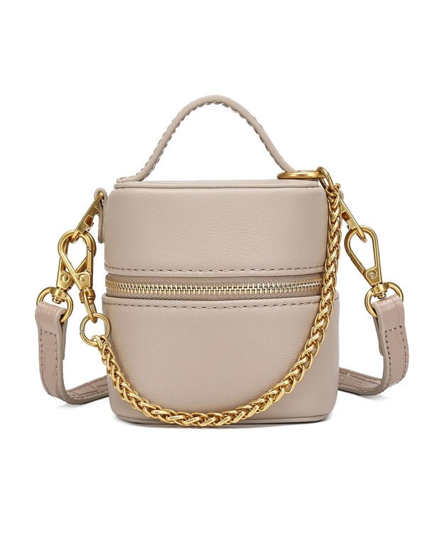 style code 【VerdeVari/ヴェルデヴァリ】TINY VANITY BAG グレージュ