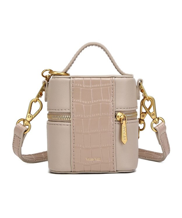 style code 【VerdeVari/ヴェルデヴァリ】TINY VANITY BAG グレージュ