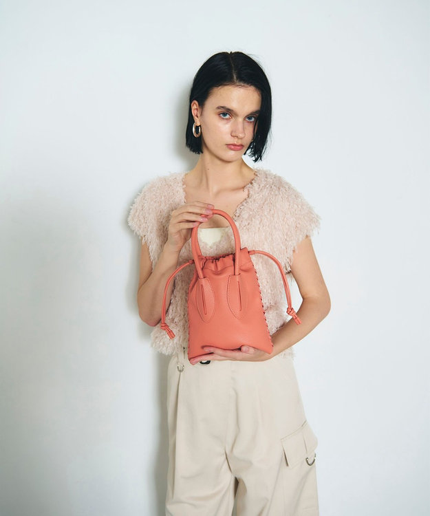 GRACE CONTINENTAL ADD CULUMN TURN BAG オレンジ