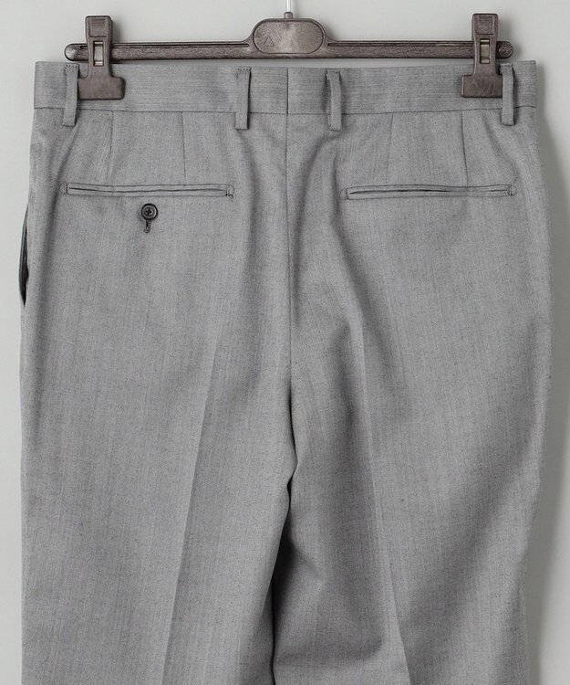 GOTAIRIKU 【御幸毛織】ニュージーランドメリノSuper120'sツイル スーツ グレー系1