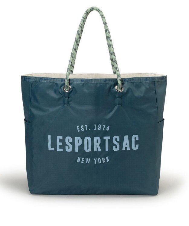 LeSportsac LARGE 2 WAY TOTE/2ウェイブルーインディゴ/メレンゲ 2ウェイブルーインディゴ/メレンゲ