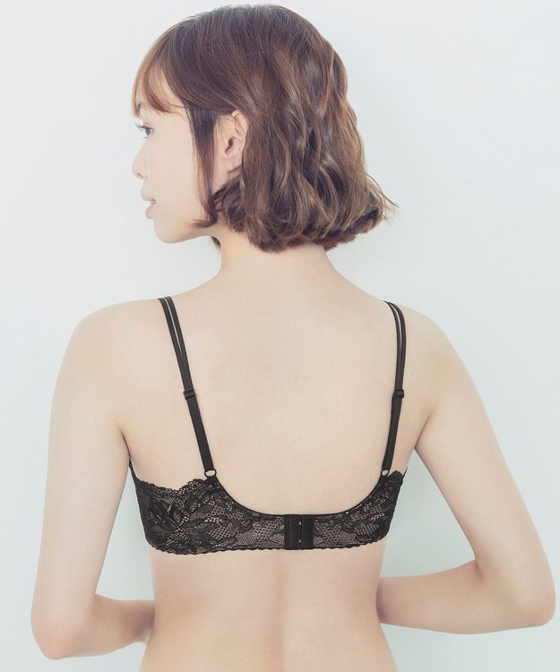 Wing Wing Lesiage 【1000シリーズ】 3/4カップブラ PB1000 ウイング／ワコール ブラック