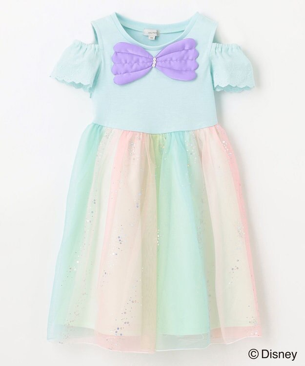 ANY KIDS 【ディズニープリンセス/フローズン】ドレス風 ワンピース レインボー<アリエル>