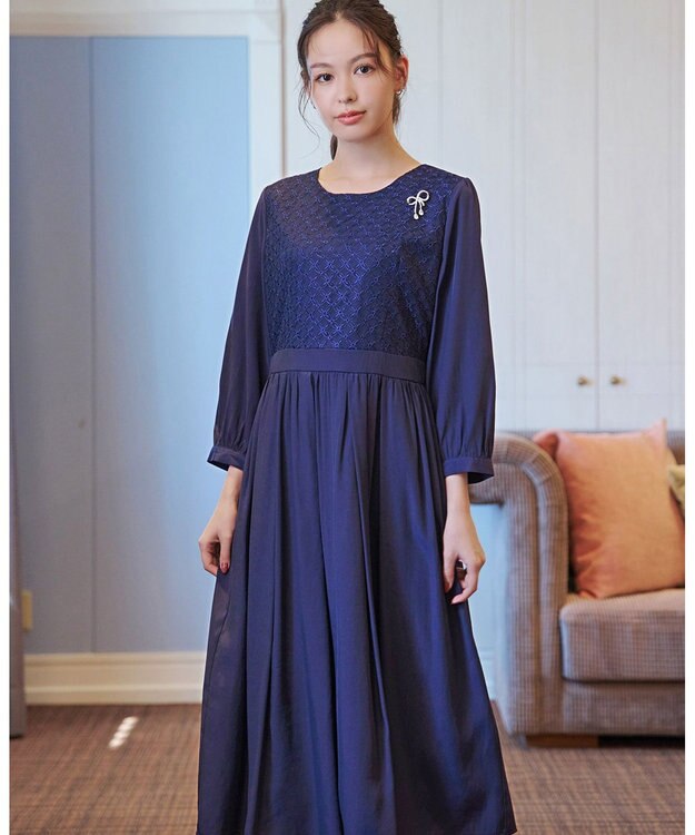 Tiaclasse 【安田美沙子さん着用】キュービックリボンモチーフブローチ シルバー