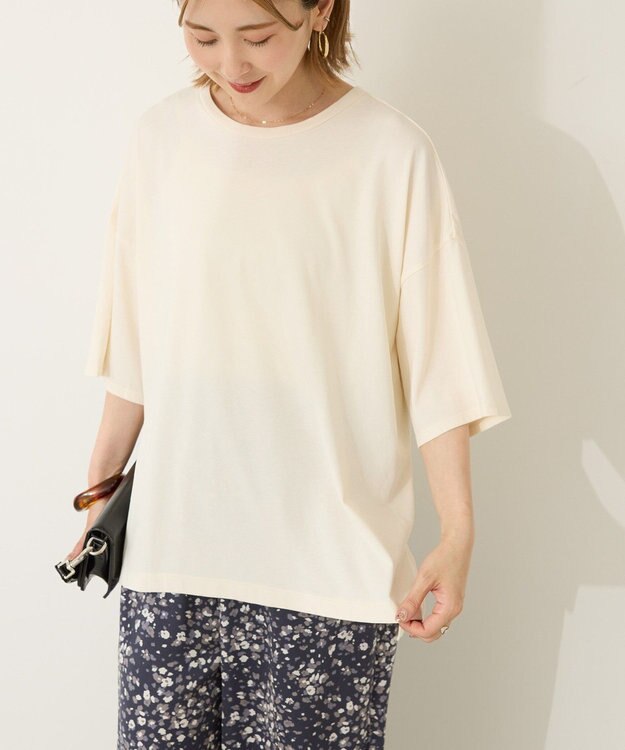 AMERICAN HOLIC 接触冷感バックオープンプルオーバー Ivory