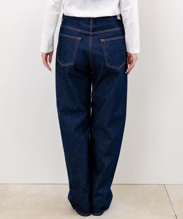 caqu sagging baggy ワイドシルエットデニム rinse
