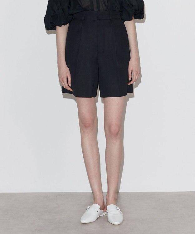 NAVE 【Nave】ウールポリエステルツイル ショートパンツ ブラック系