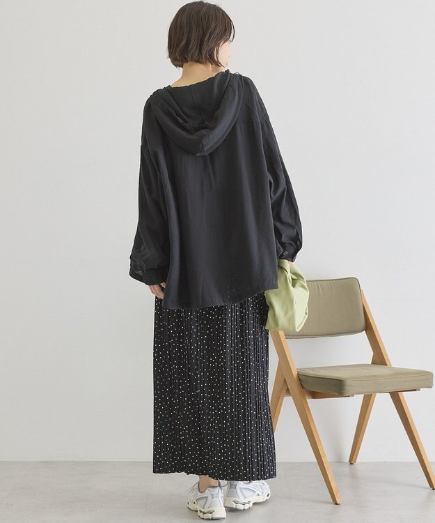 AMERICAN HOLIC フーディーシアーブルゾン Dark Navy