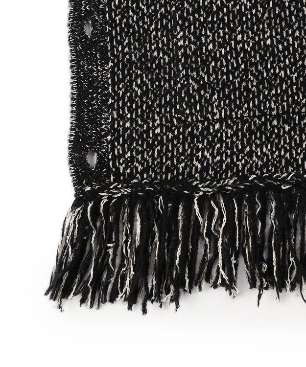 uncrave ツイードニット ジャケット ブラック×オフ