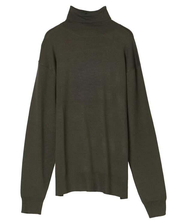CRAFT STANDARD BOUTIQUE タートルネックニットプルオーバー Khaki