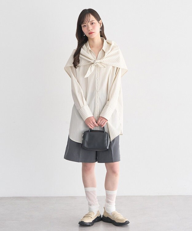 earth music&ecology バミューダパンツ Gray