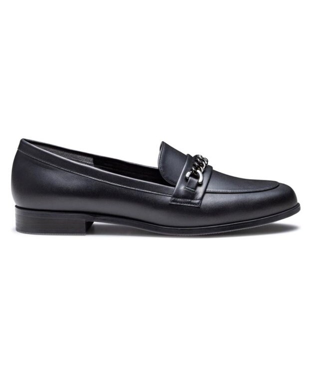 REGAL FOOT COMMUNITY 【リーガルレディース】F60R 晴雨兼用チェーンローファー フラットシューズ ブラック