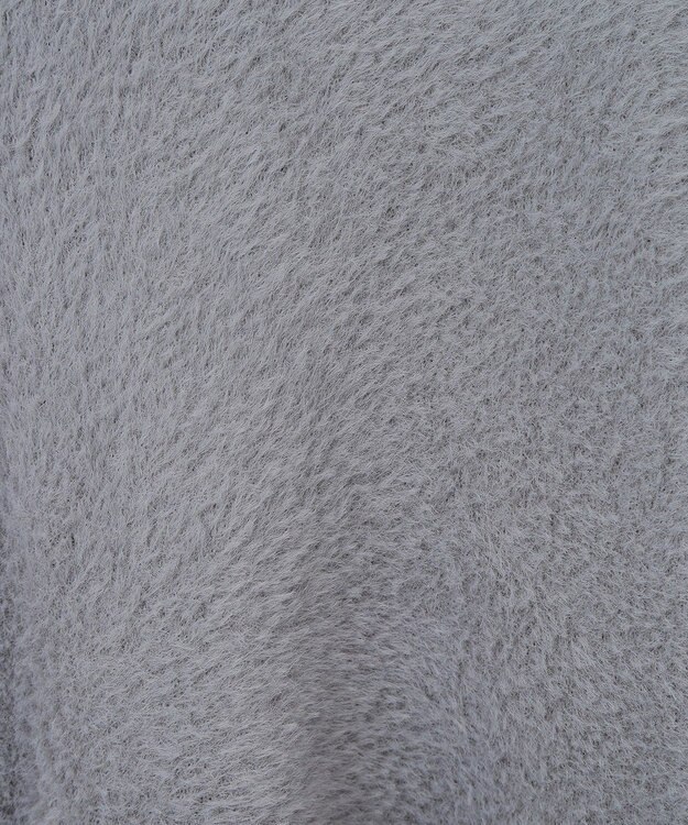 earth music&ecology シャギージップカーディガン Gray