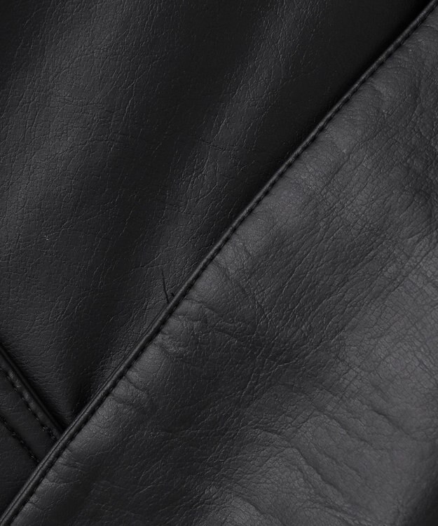 J.PRESS MEN 【プロテインレザー】ステンカラーコート ブラック系