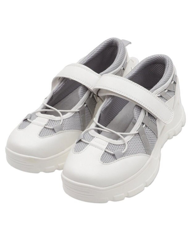 WEGO ドローコードベルクロシューズ ホワイト