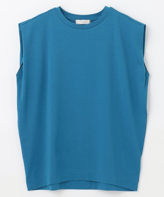 ANY 【接触冷感/UVケア】ビューティベーシックノースリーブタックTシャツ ブルー