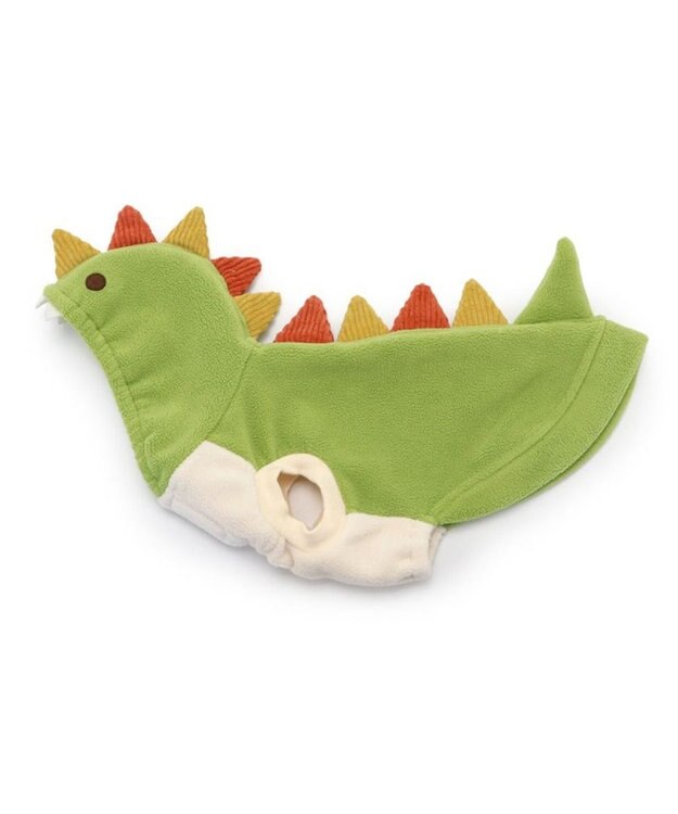 PET PARADISE ペットパラダイス フリース パーカー 《恐竜》小型犬 黄緑