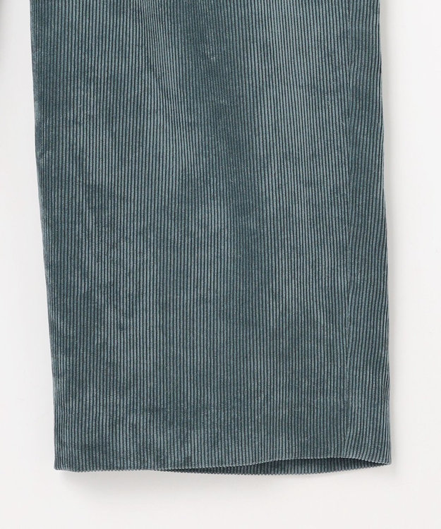 自由区 S 【カタログ掲載】ソフトコーデュロイワイド パンツⅡ ダルブルー