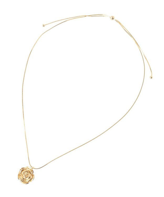 Green Parks ・ＨＡＬＦ　ＴＩＭＥ　ローズネックレス Gold
