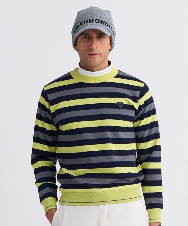 23区GOLF  【MEN】リバーシブルニット 防風裏地 2WAY ネイビー系1