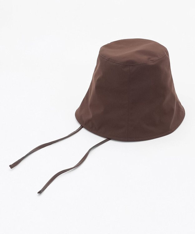 自由区 UVスリムバケット ハット ダークブラウン